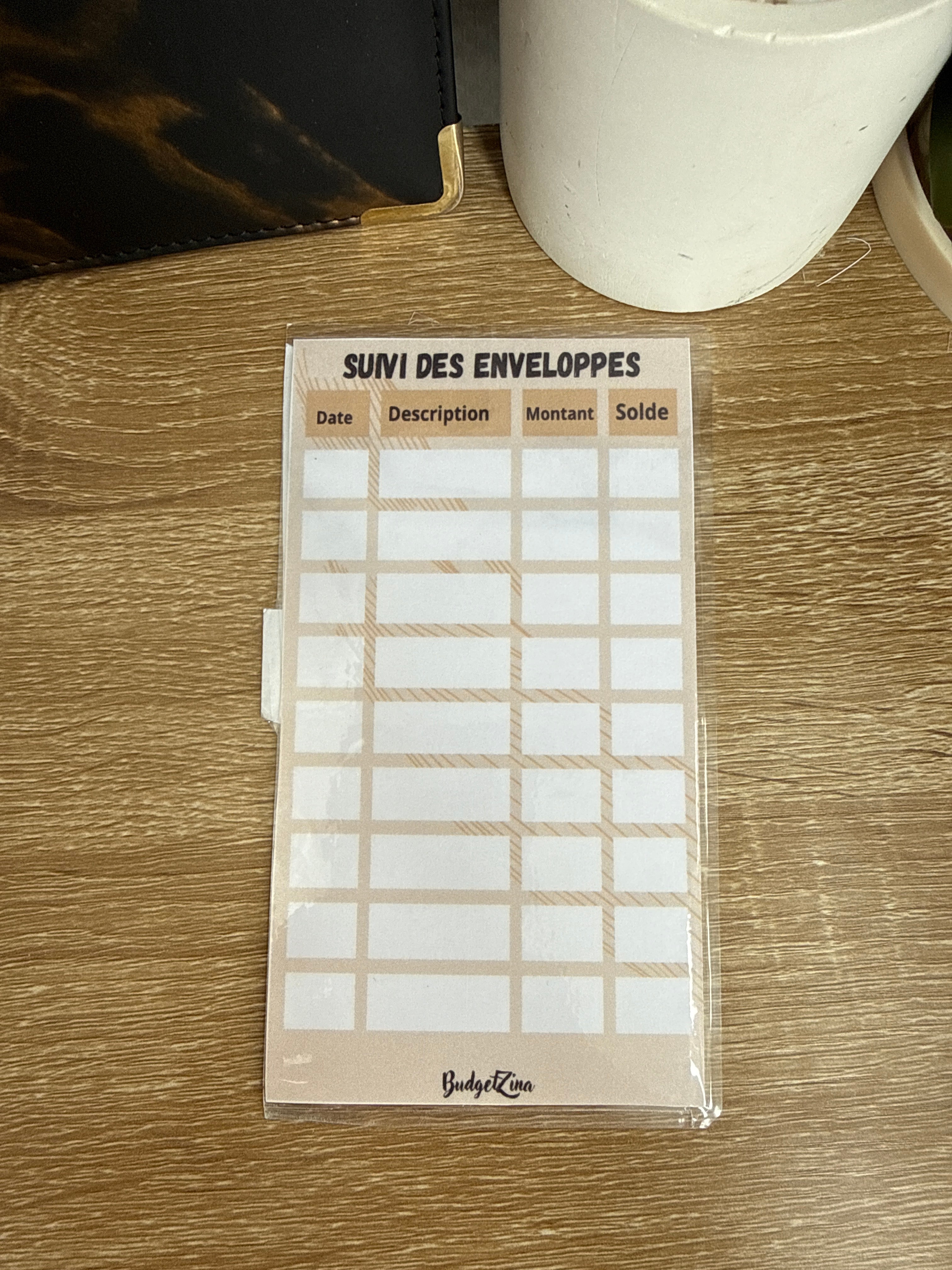 Enveloppes portefeuille personnalisée