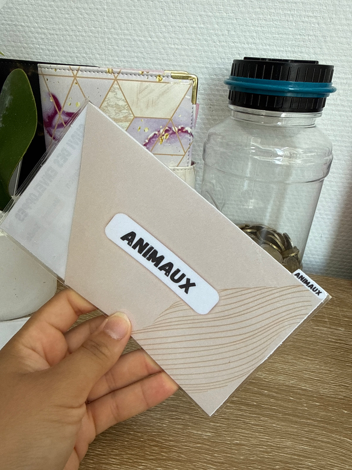 Enveloppes portefeuille personnalisée