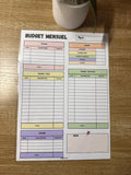 Fiche A4 recto verso budget mensuel / hebdomadaire