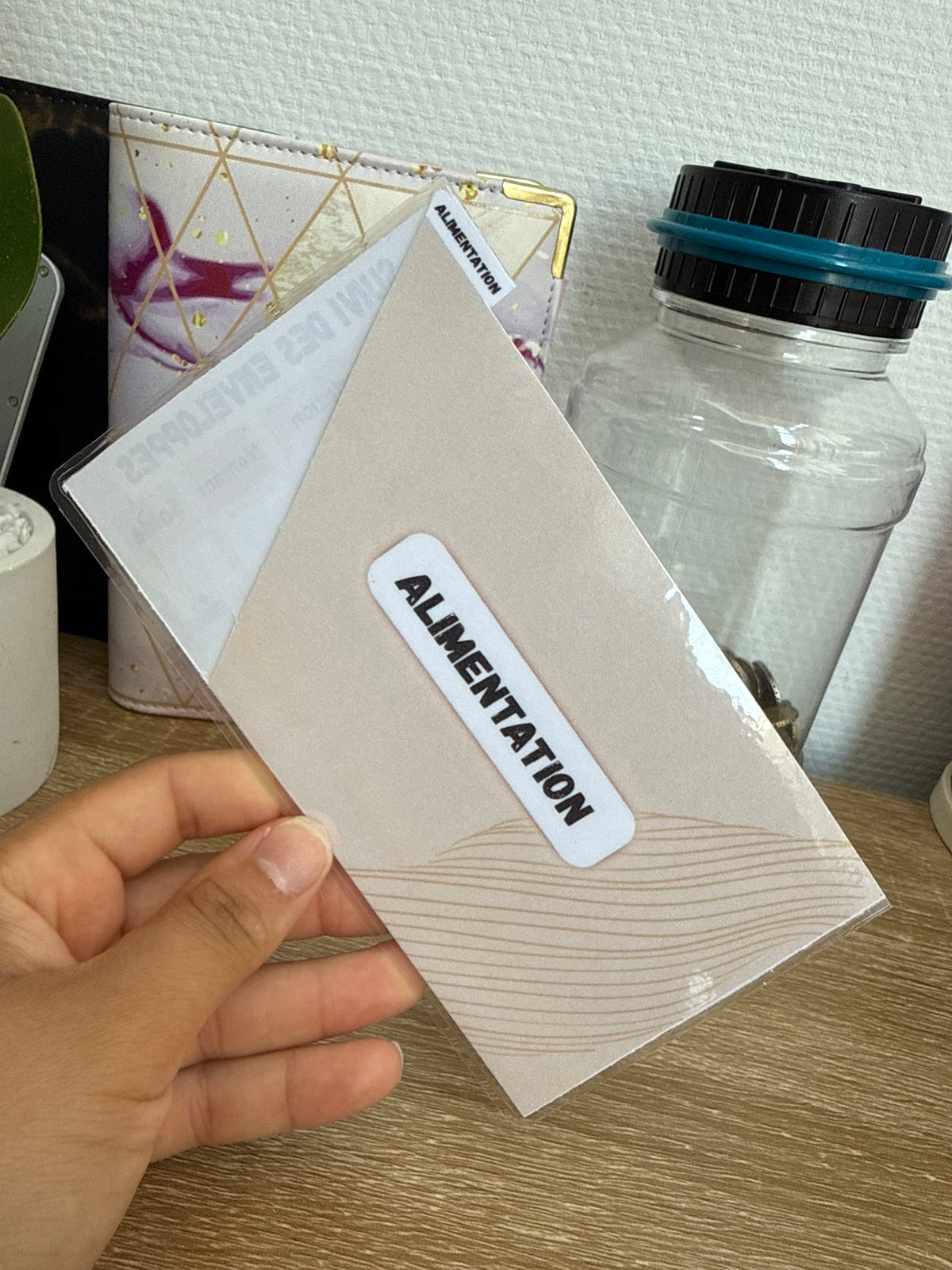 Enveloppes portefeuille personnalisée