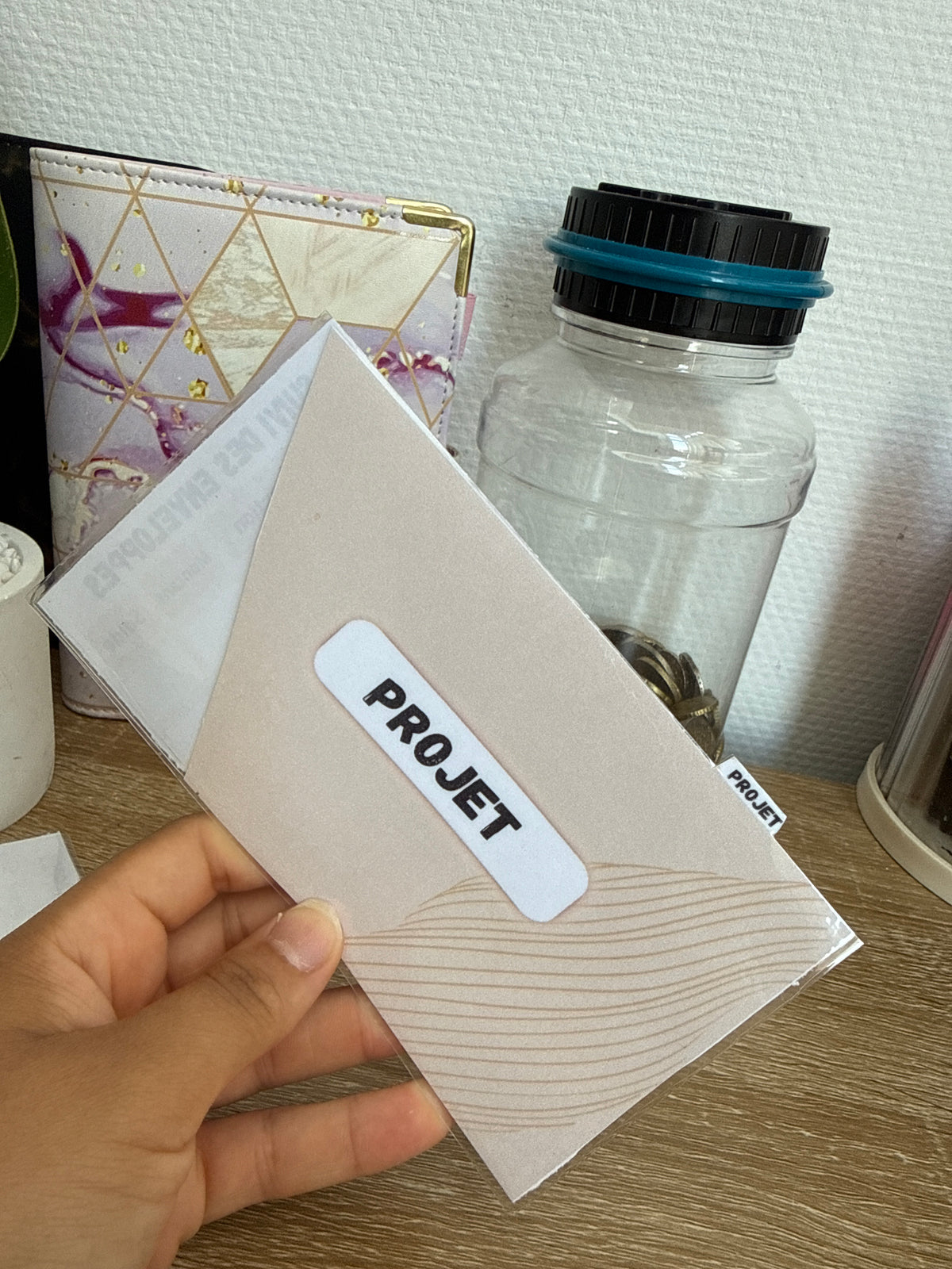 Enveloppes portefeuille personnalisée