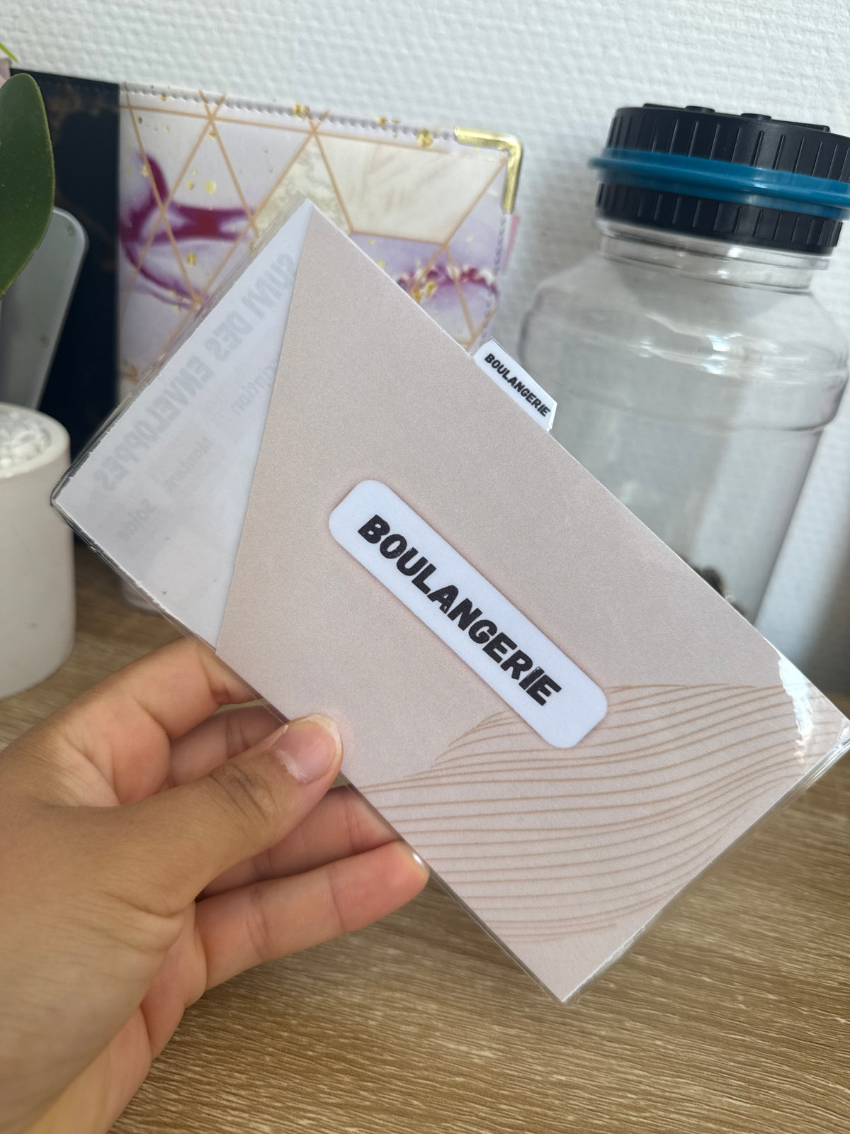 Enveloppes portefeuille personnalisée