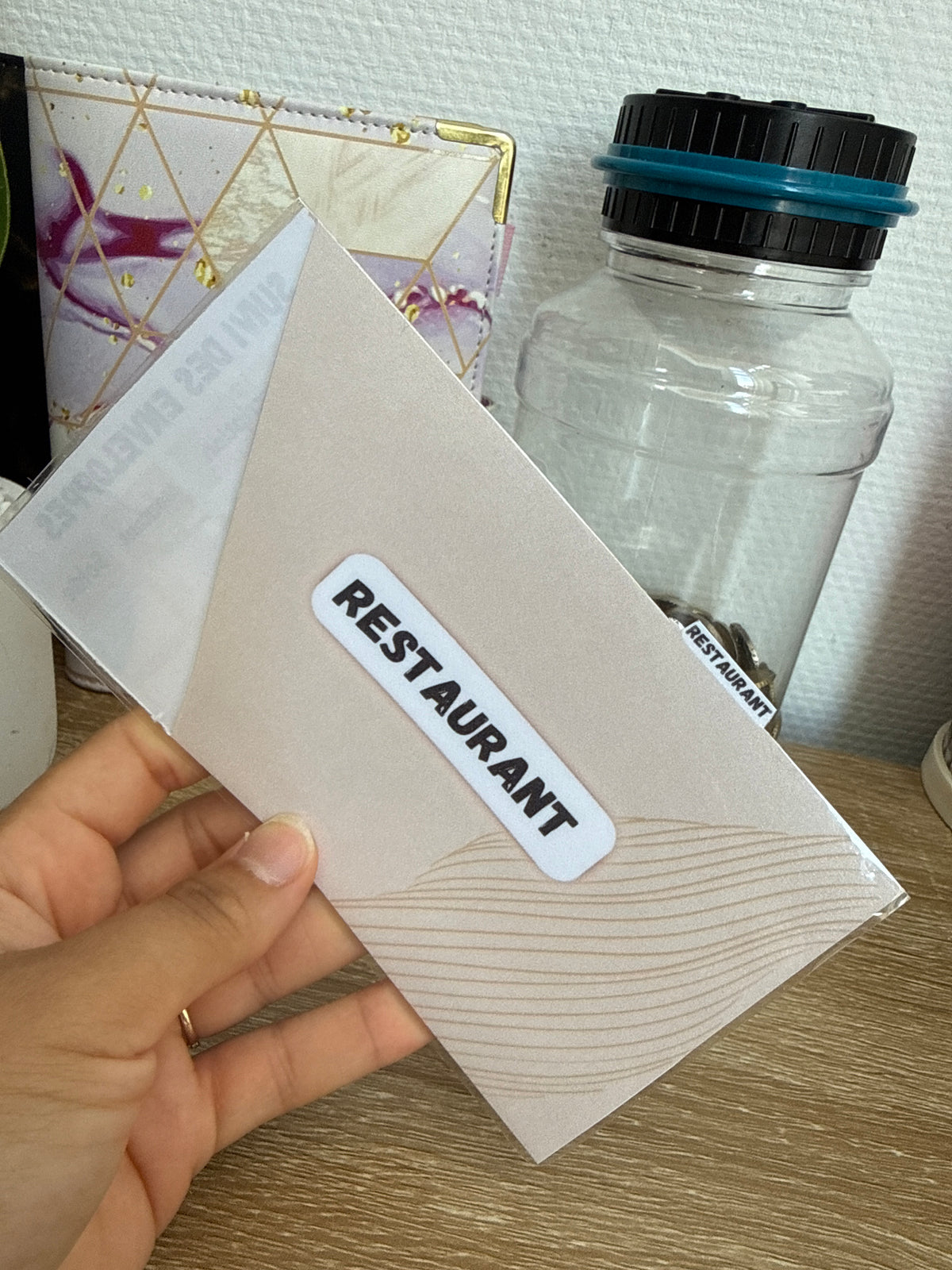 Enveloppes portefeuille personnalisée
