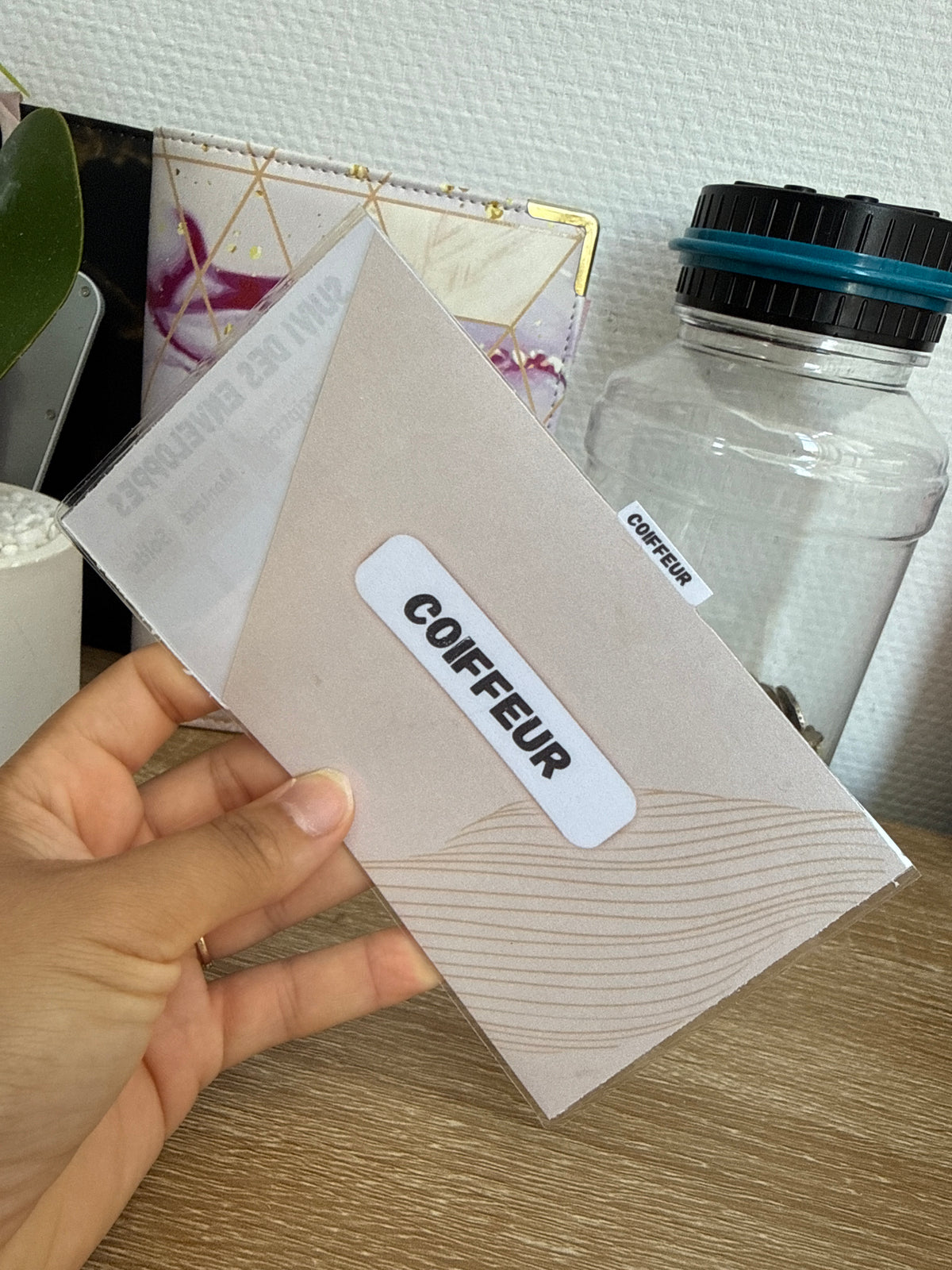 Enveloppes portefeuille personnalisée