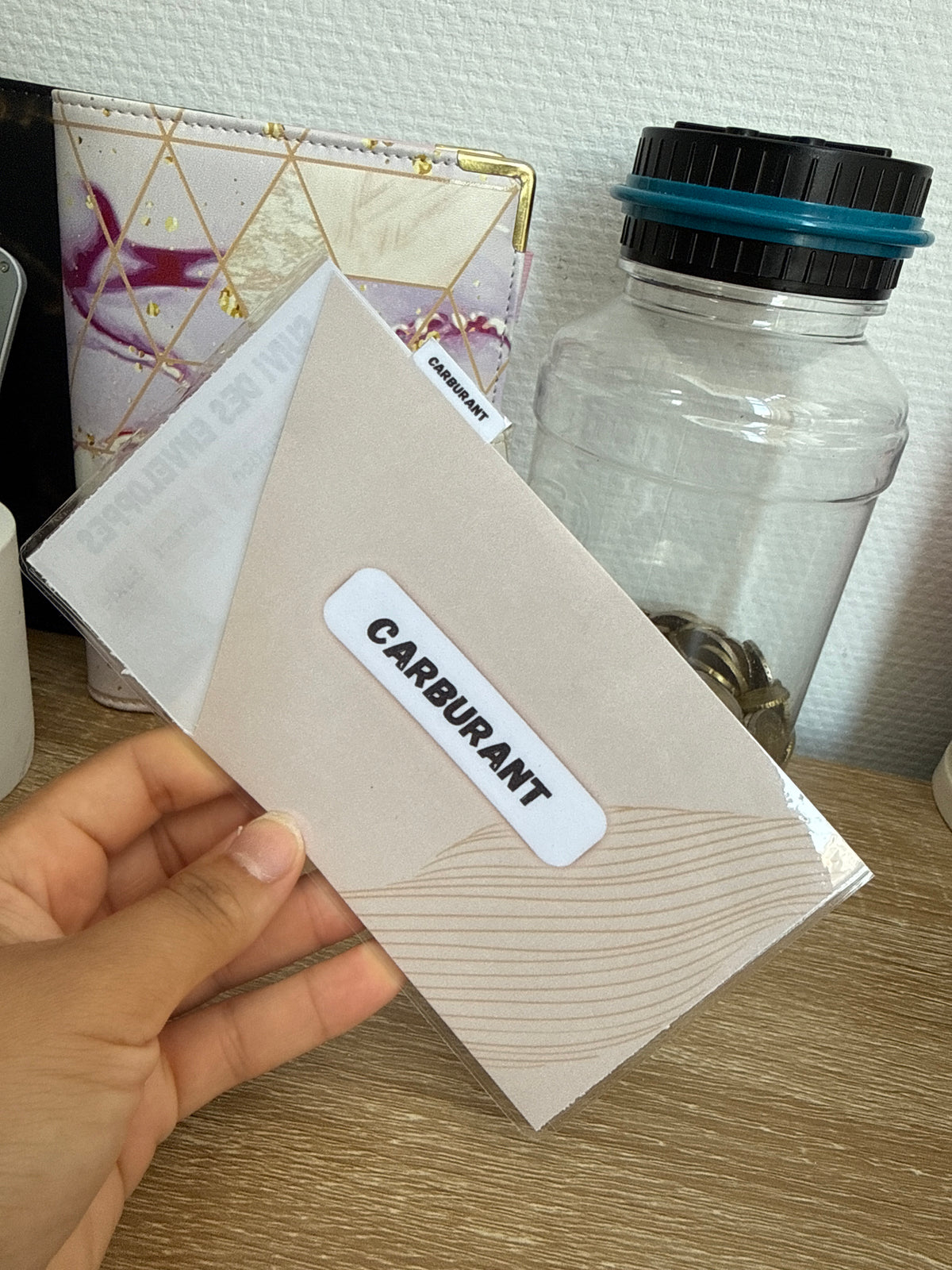Enveloppes portefeuille personnalisée