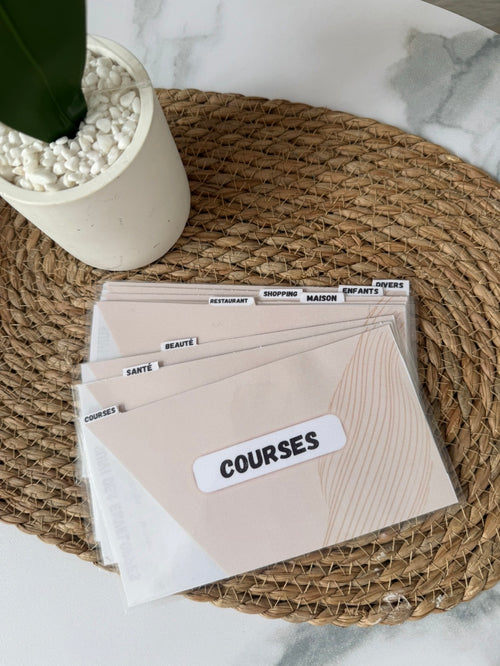 Enveloppes portefeuille beige